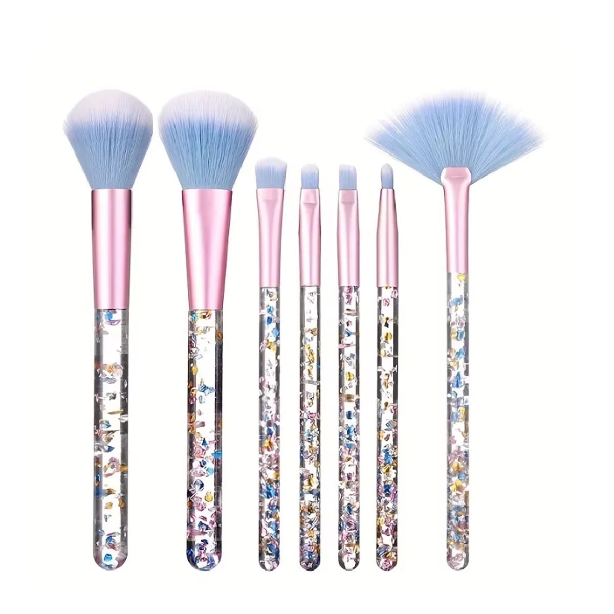 GENERICO - SET DE BROCHAS GLITTER PARA MAQUILLAJE