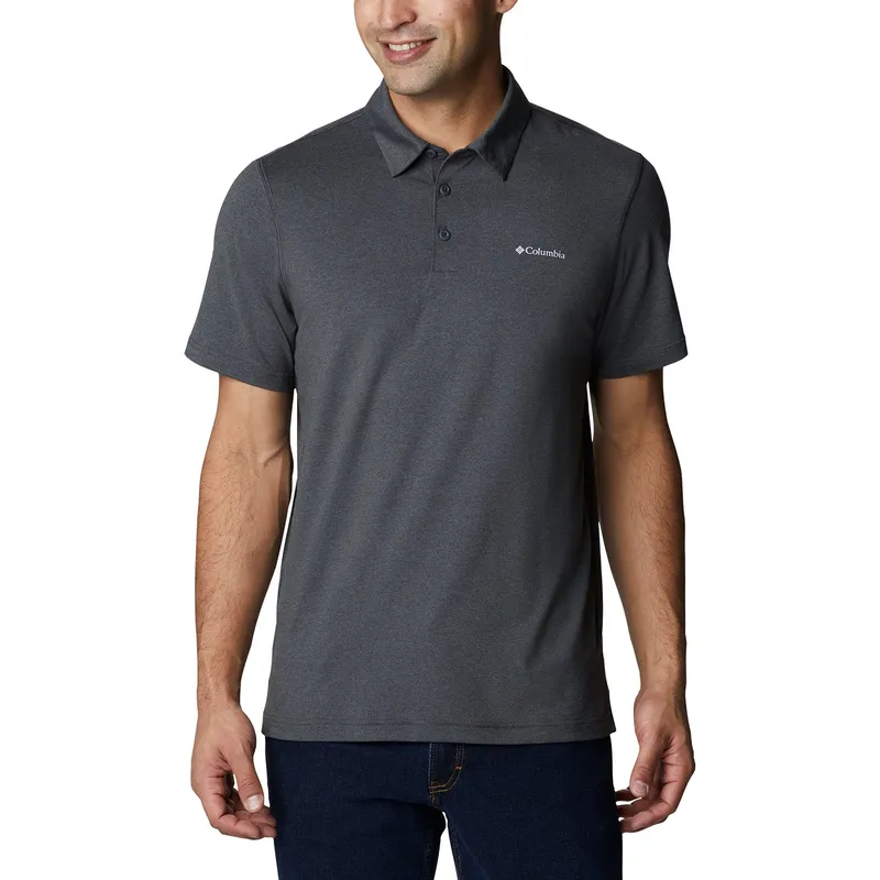 COLUMBIA - Polo Columbia Hombre Tech Trail™ Negro COLUMBIA
