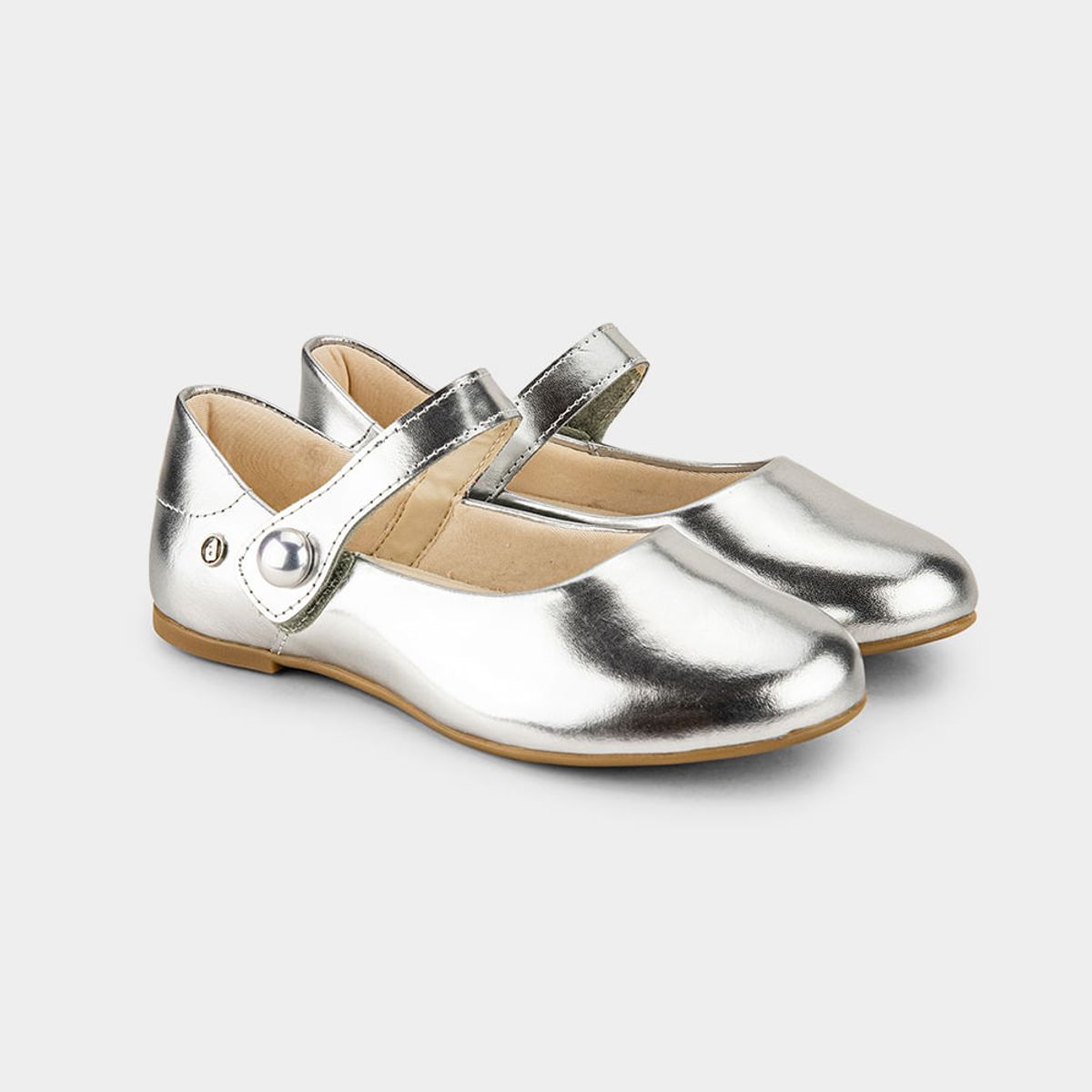 BIBI - BIBI Balerinas Basic Plateado