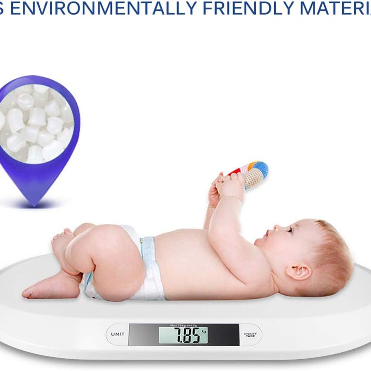 OEM - Balanza Bascula Bebe Digital Control Peso Alta Precision 5gr