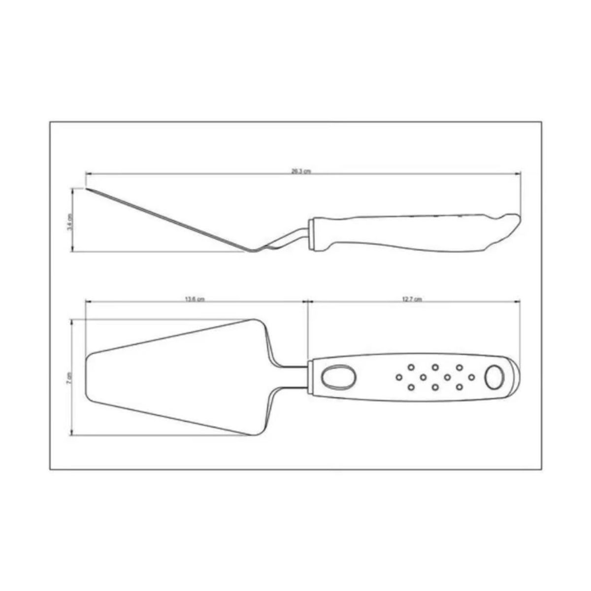 TRAMONTINA - Espátula para Pizza Utilita 25632100 Tramontina Resistente y Eficiente