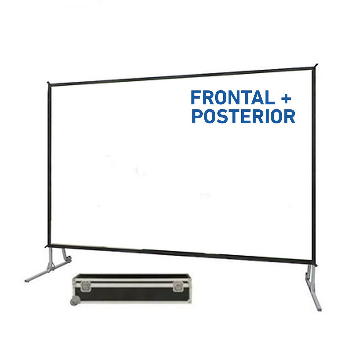 NEO DIGITAL - Pantalla ecran fast fold 180 pulgadas proyección frontal o post 3 m