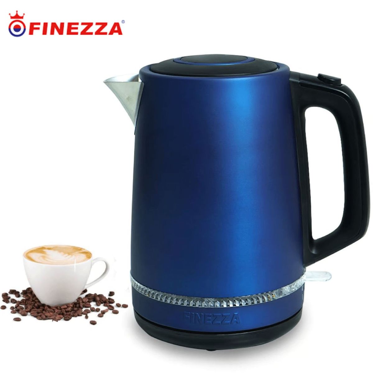 FINEZZA - Hervidor Finezza Eléctrico 2.0 LT CK-678HA Azul