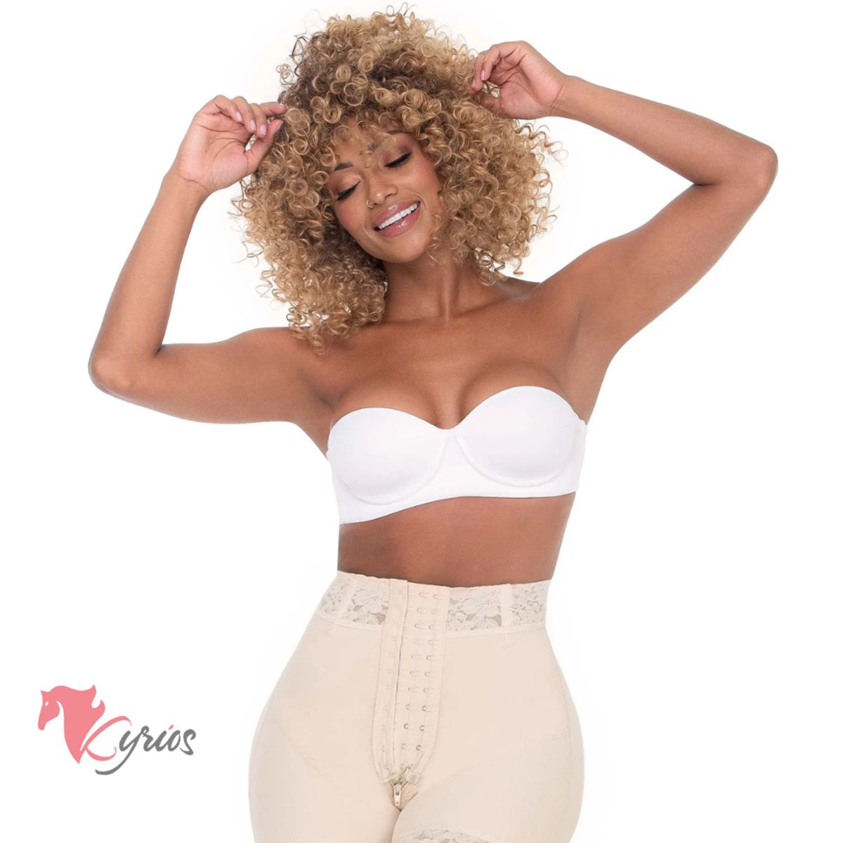 NO LOGO - Short Levanta Glúteos Con Broches