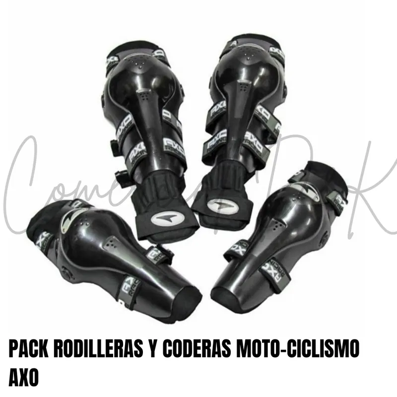 GENERICO - PACK RODILLERAS Y CODERAS AXO MOTO-CICLIMSO