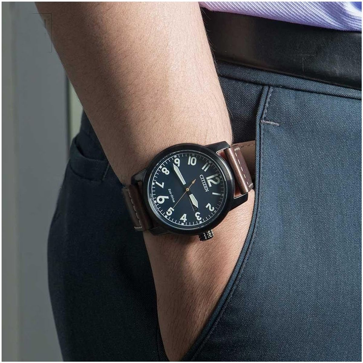 CITIZEN - Citizen Reloj Hombre 42mm Sport Elegante Acero inox BM8478-01L