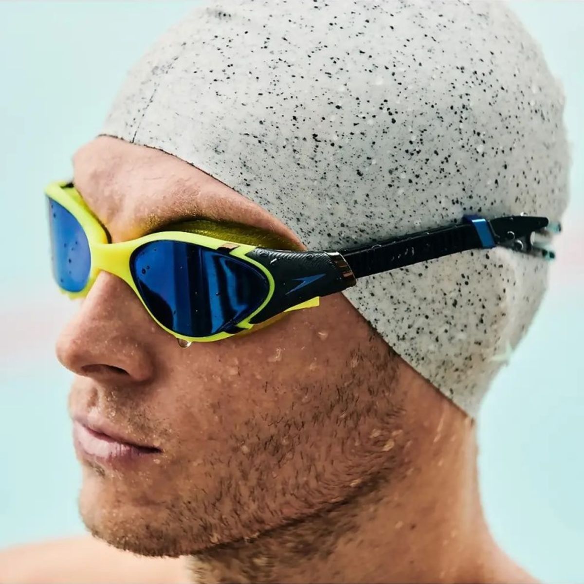SPEEDO - Lente Natacion Speedo Biofuse Mirror 2.0 Yellow/Smoke