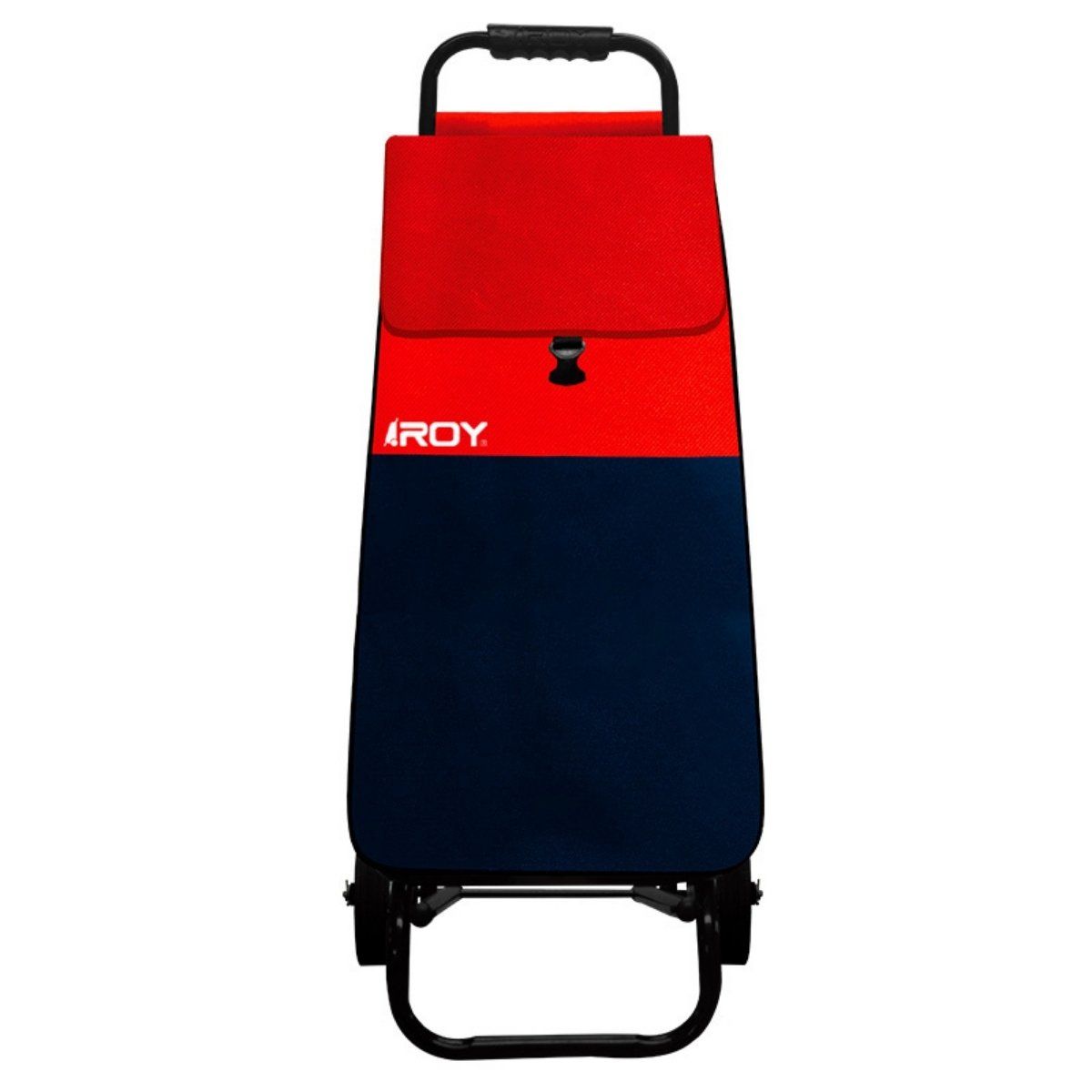 ROY - Carrito Roy Estructura Fija Bolso Matizado Azul y Rojo