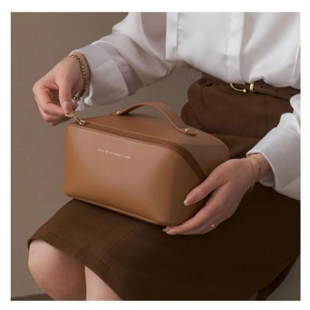 Bolso Para Cosméticos Maquillaje Portátil Con Divisiones, marca GENERICO - Foto 2