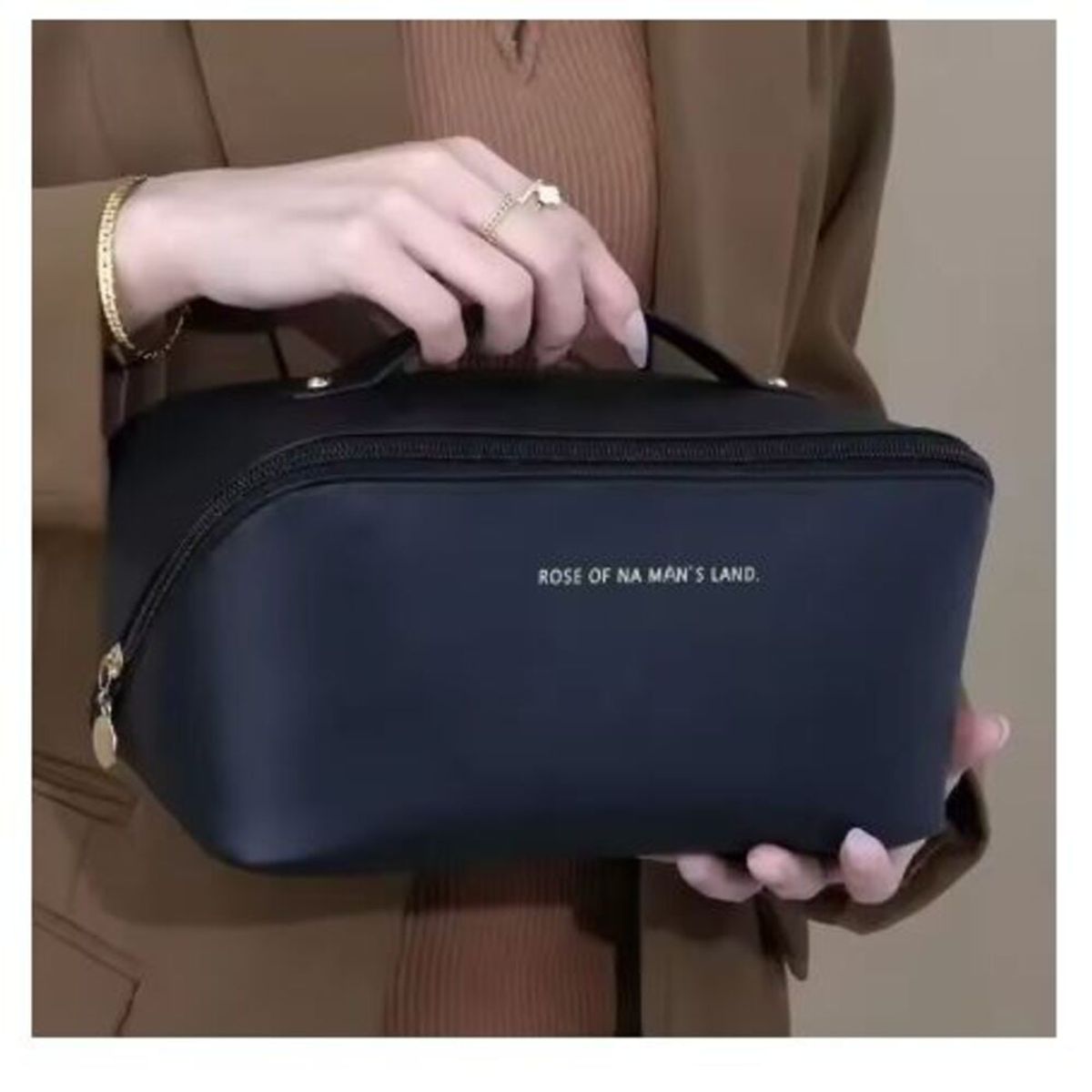 GENERICO - Bolso Para Cosméticos Maquillaje Portátil Con Divisiones