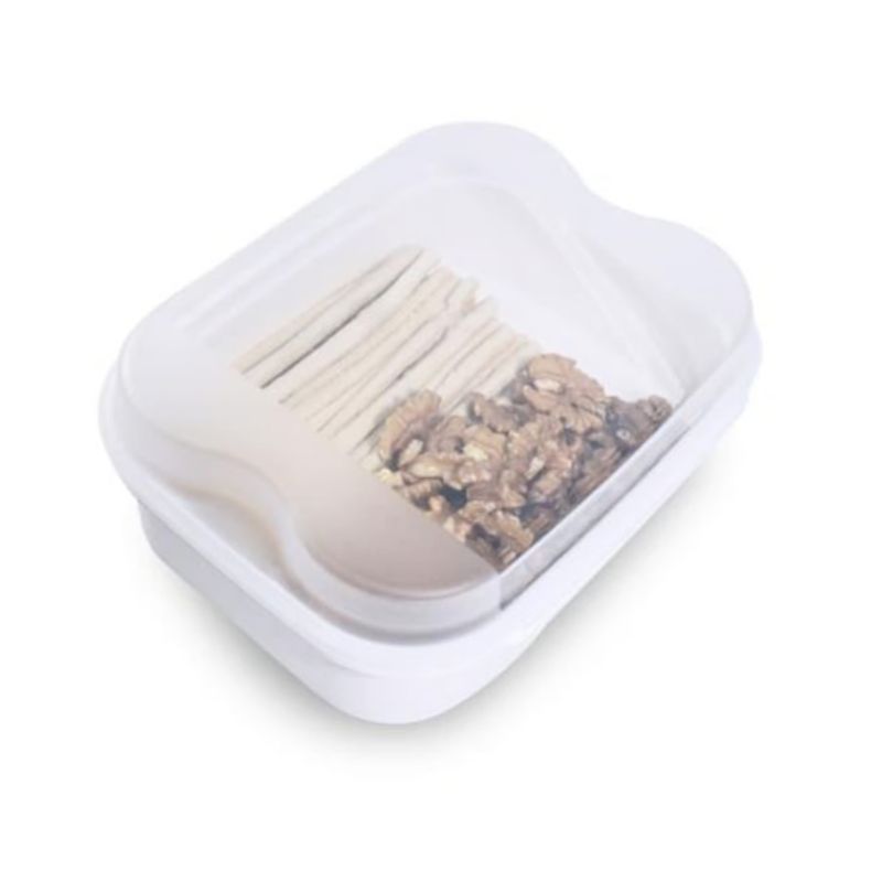 VIP AHMET - Contenedor de almacenamiento blanco 1200ml