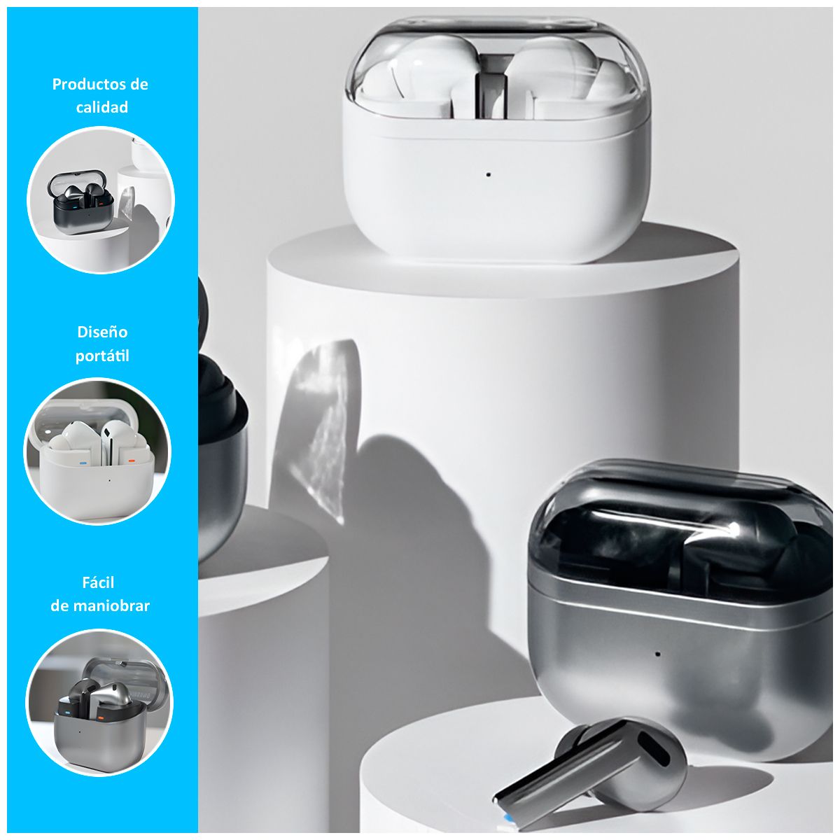 GENERICO - Audífonos Galaxy buds 3 pro genérico blanco