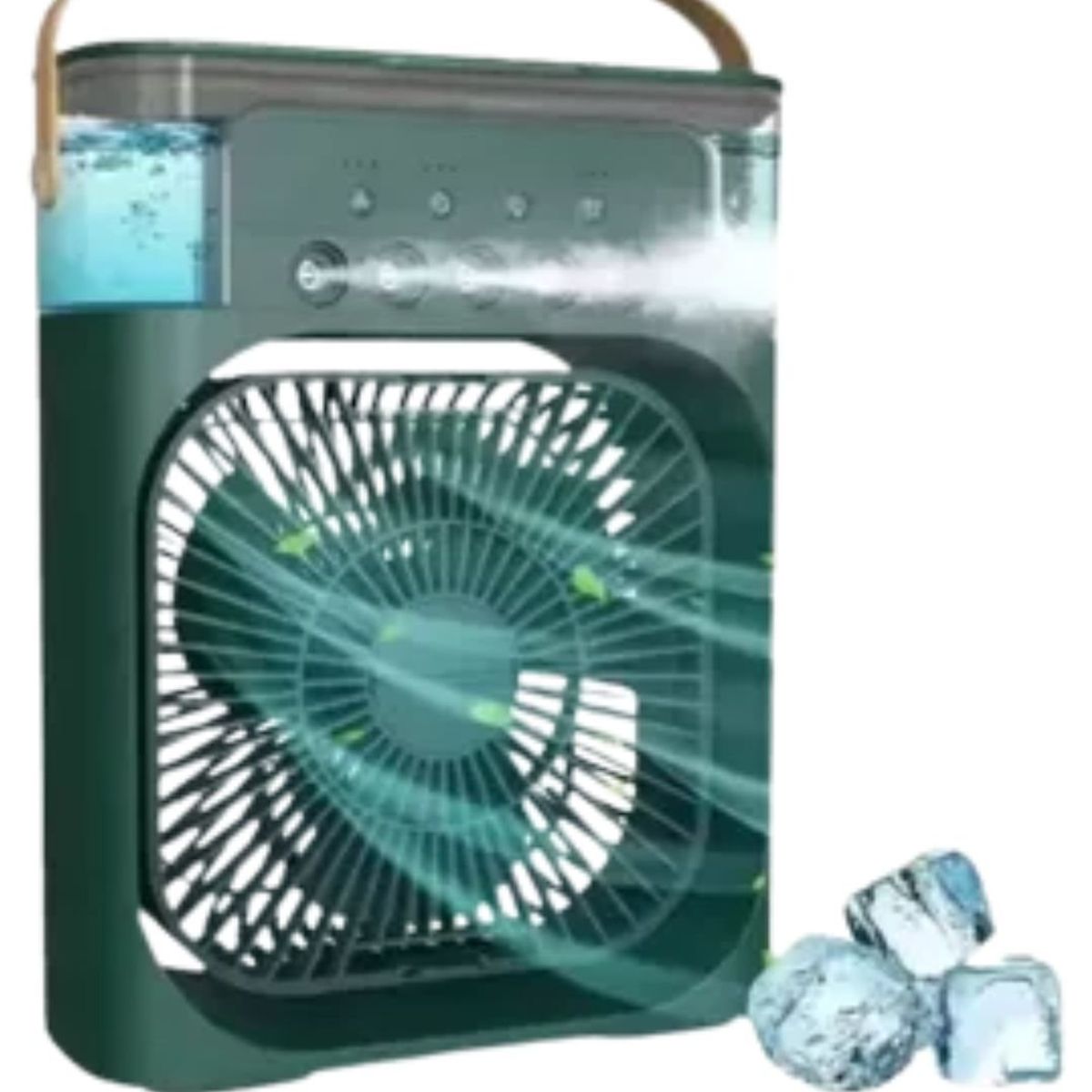 GENERICO - Ventilador Enfriador Humidificador Aire Led Difusor Aroma