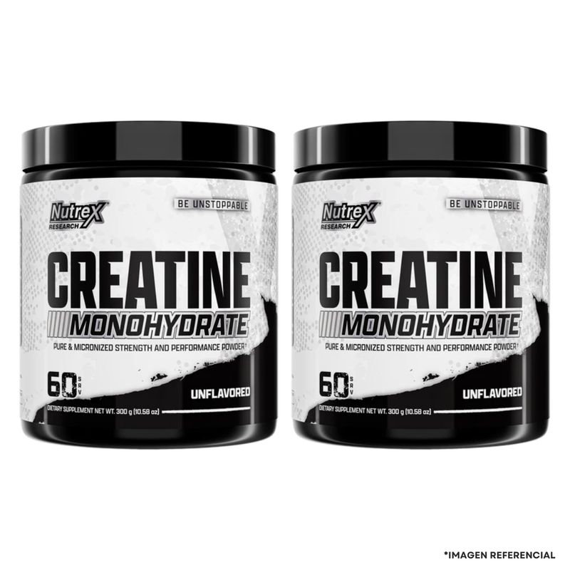 NUTREX RESEARCH - 2 Creatina Nutrex Research 300 g micronizada