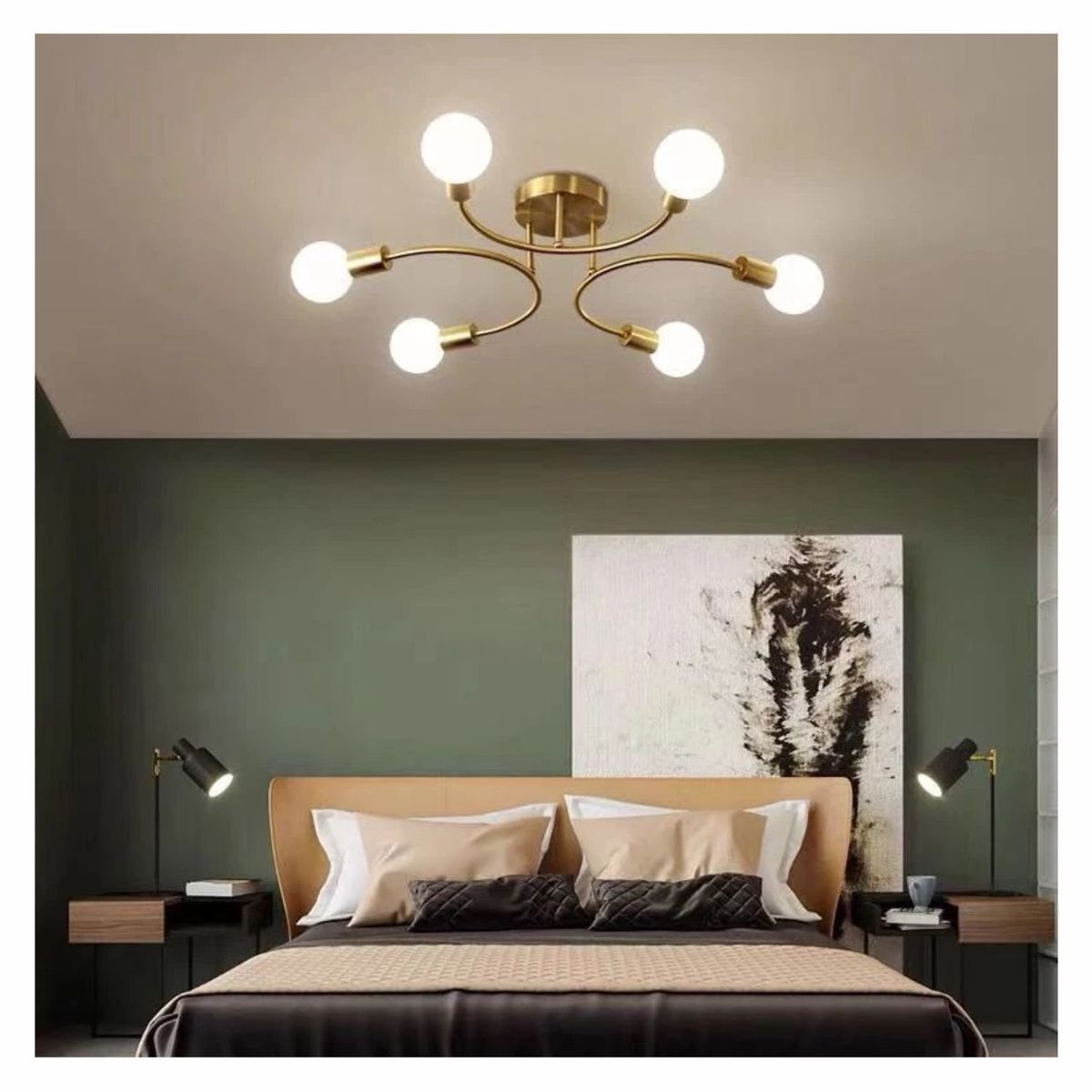 GENERICO - Lampara de techo Led - Estilo OVAL