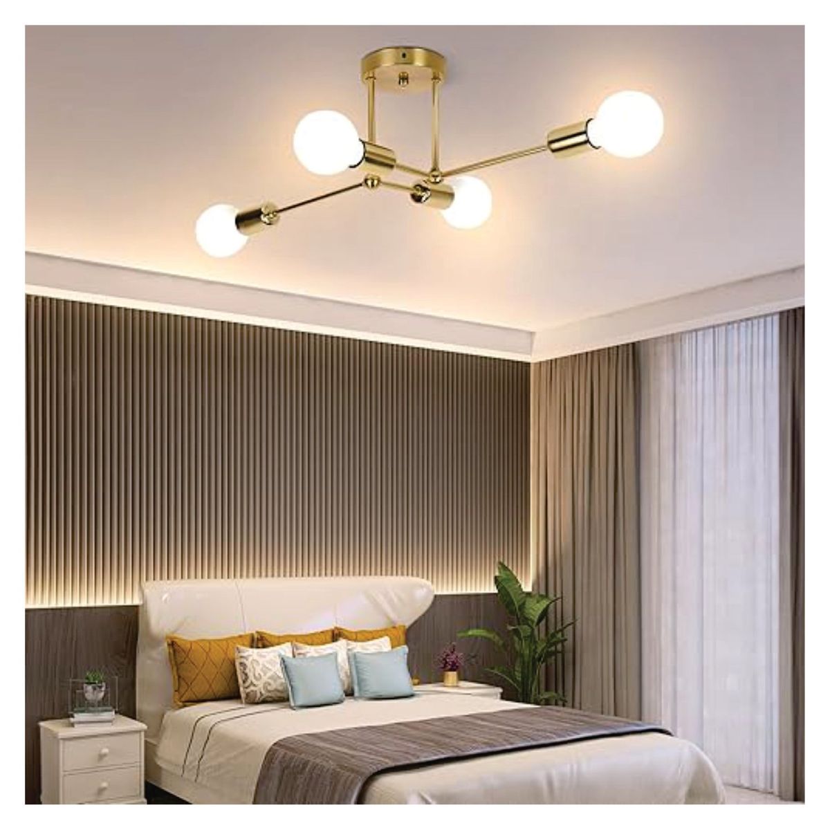 GENERICO - Lampara de techo Led - Estilo ESQUAD