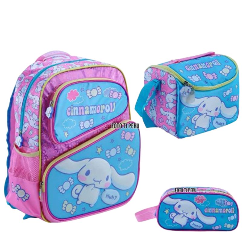 GENERICO - Set Mochila+Lonchera+Cartuchera