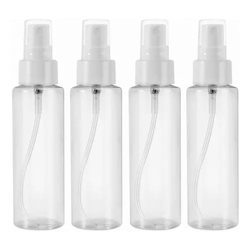 DENISASAA - Botellas Plasticas Con Spray Atomizador 100 Ml 4pcs