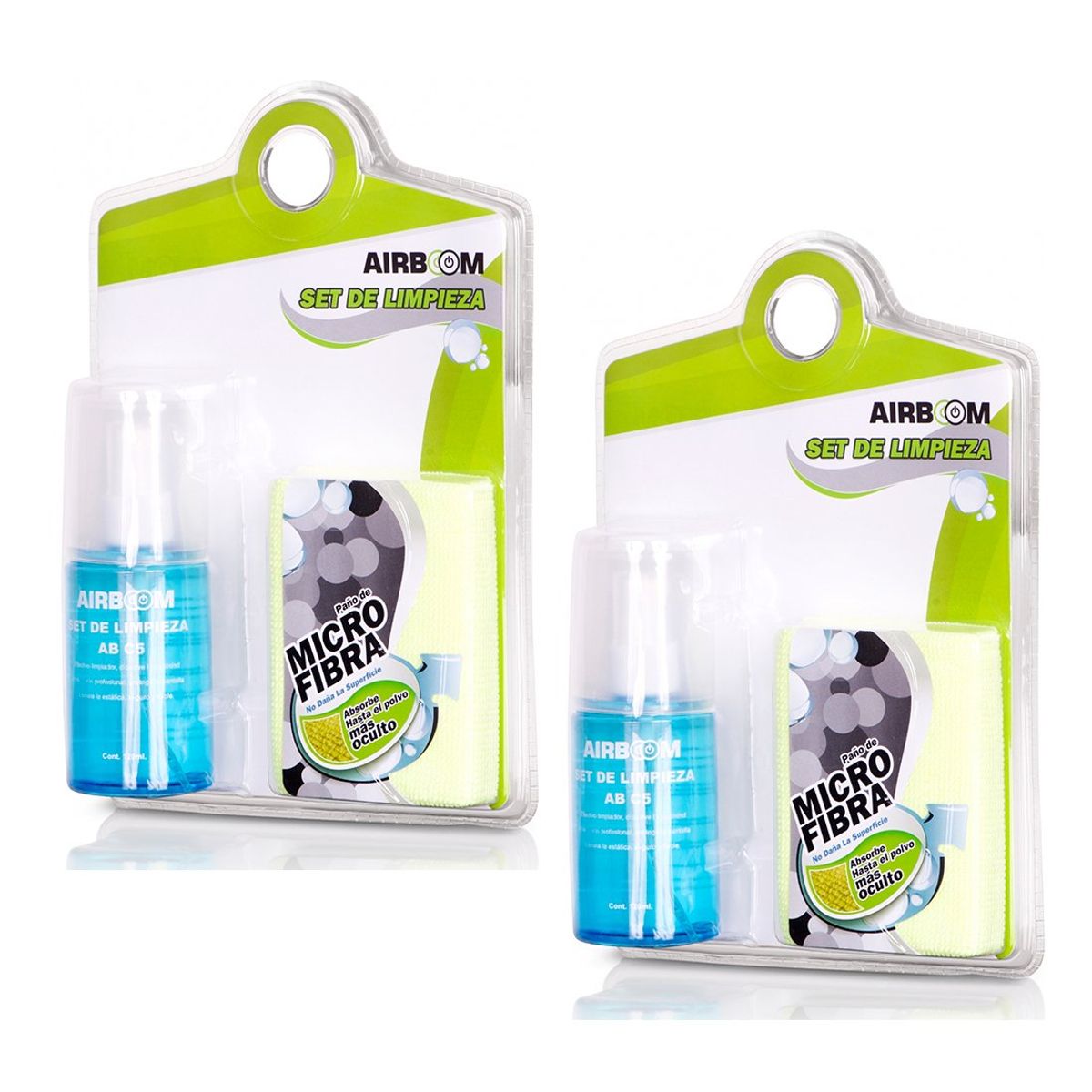 AIRBOOM - Pack 02 und Kit de Limpieza AB C5 120ml AIRBOOM para LAPTO PC MOVIL TV