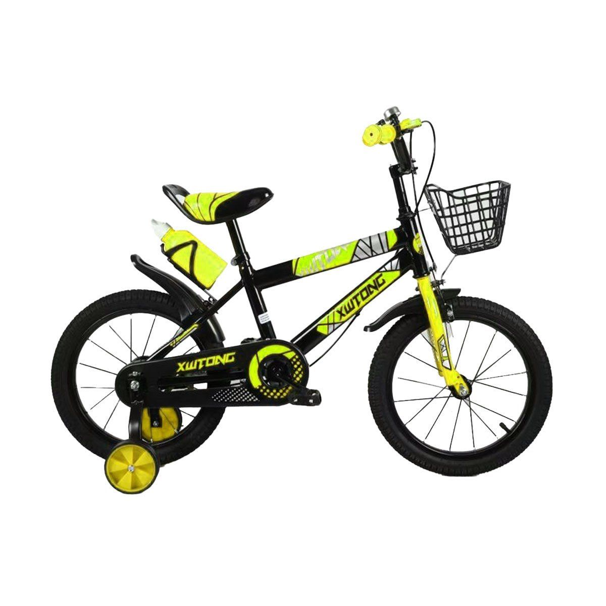 GENERICO - Bicicleta Para Niño Infantil Kids Aro 16 Amarillo ACW
