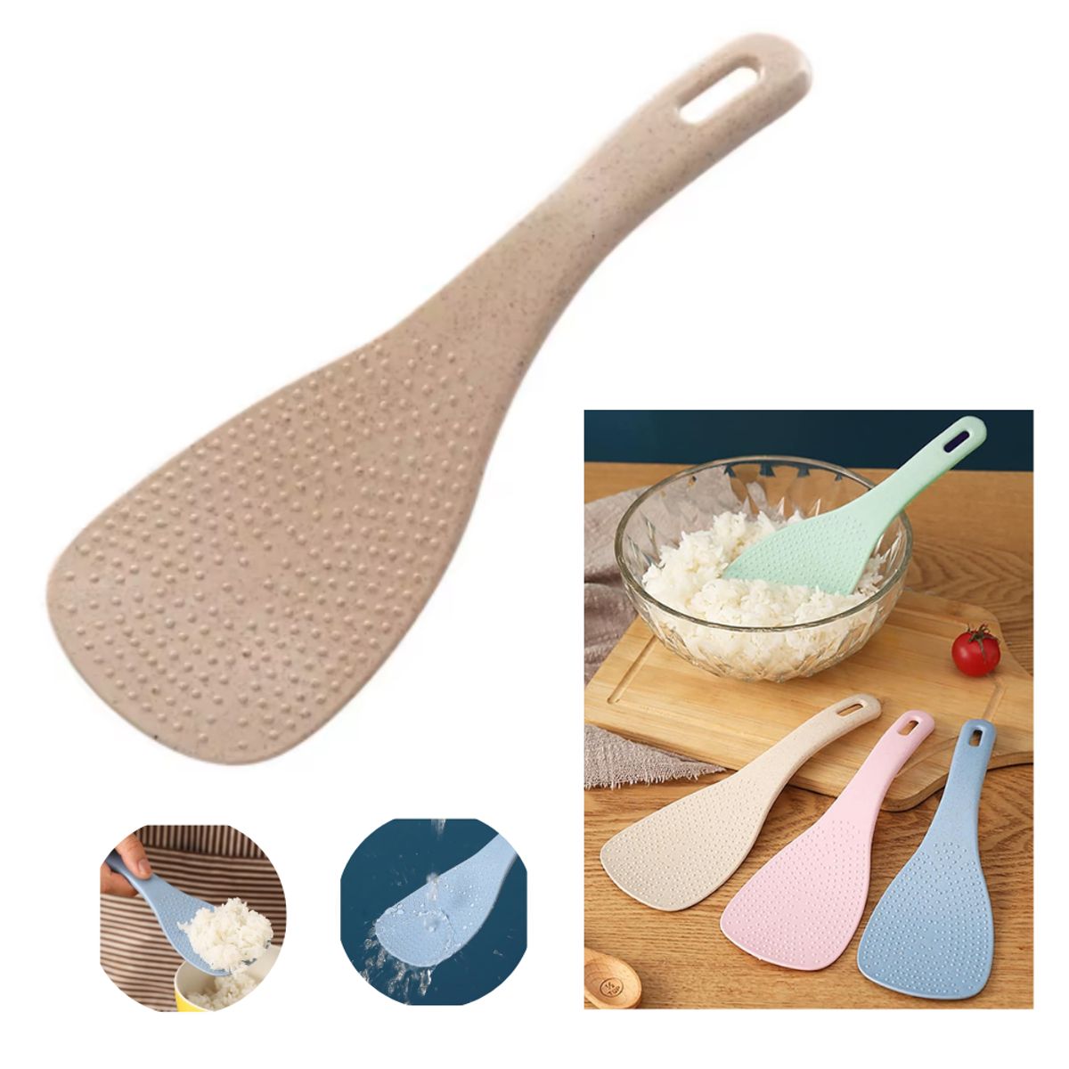 GENERICO - Espátula Cuchara Arrocera Para Arroz