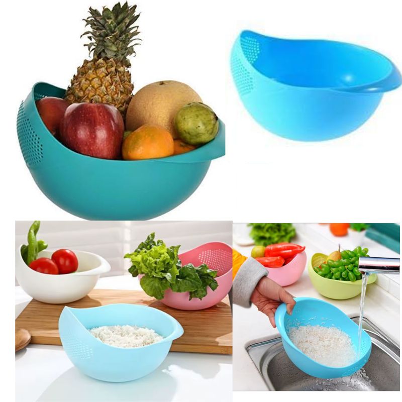 GENERICO - Lavador de Arroz Infantil Color Celeste