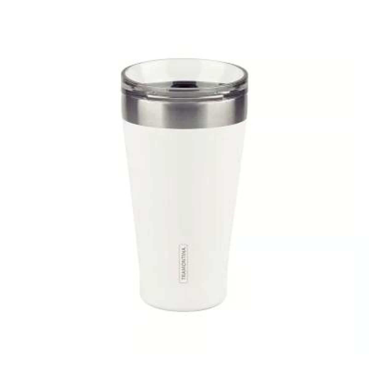 TRAMONTINA - Vaso Térmico con tapa 550 ml Blanco Exata - Tramontina