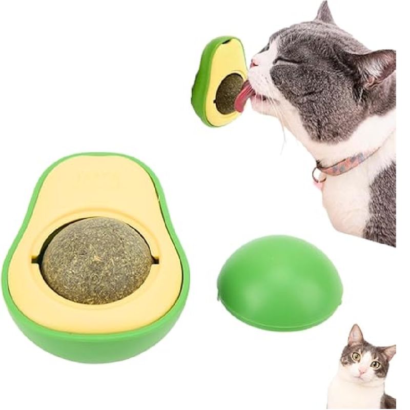 GENERICO - Juguete catnip caramelo duro para gatos palta verde