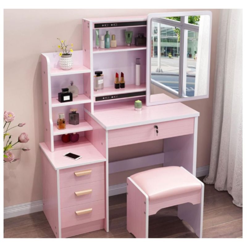 GENERICO - Tocador de Maquillaje con Espejo para dormitorio Rose