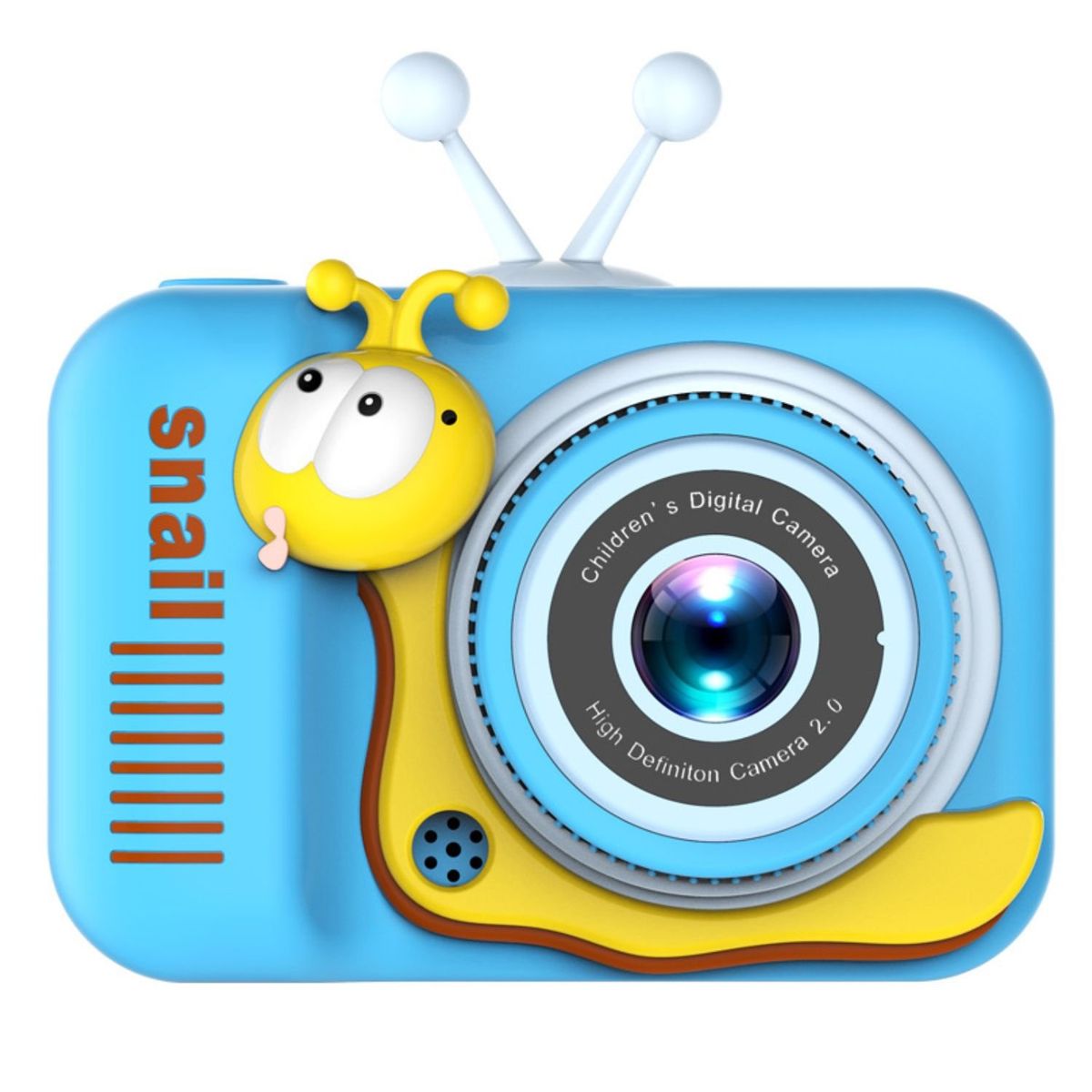 GENERICO - Cámara Digital HD para Niños Juegos Selfie SQ-XJ03 Celeste