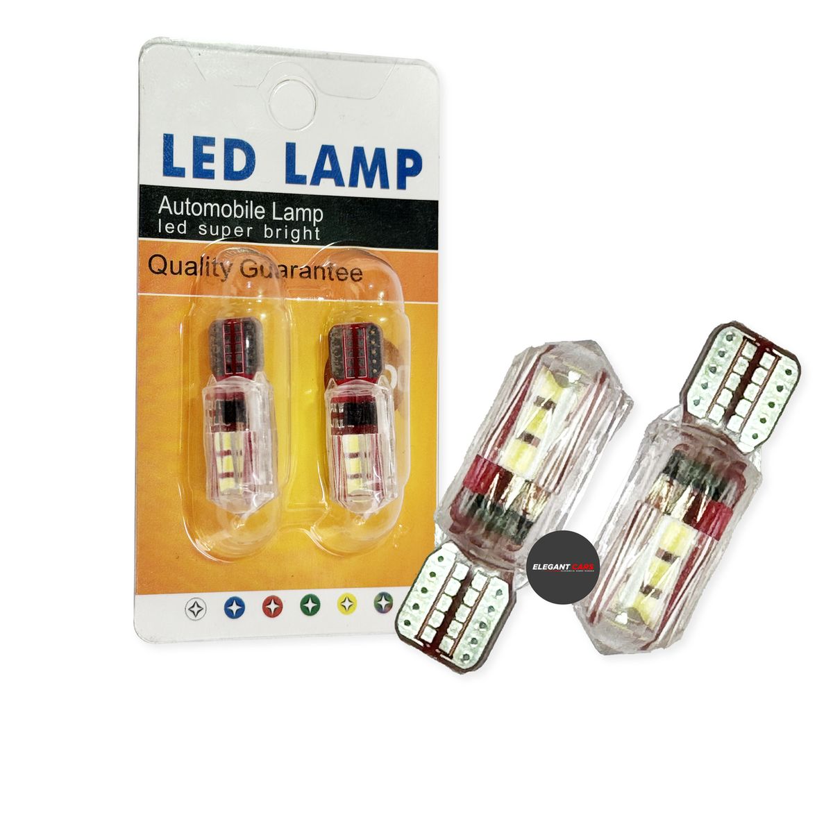 JETION - Foco Led T10 6Led Luz Blanco 2pcs