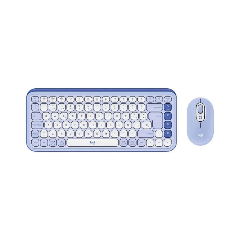 LOGITECH - COMBO TECLADO + MOUSE LOGITECH POP ICON 920-013054 LILAC