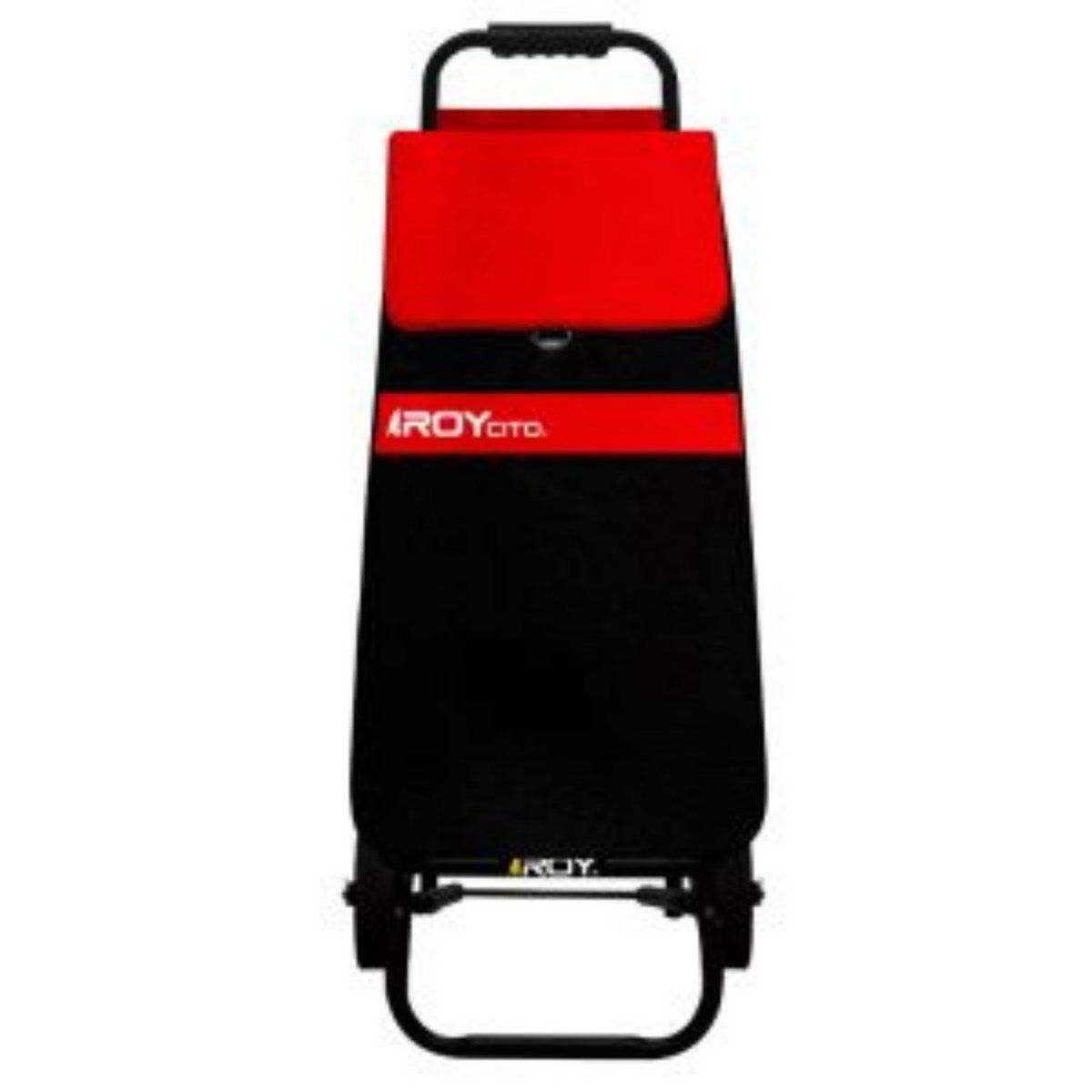 ROY - Carrito Roycito Estructura Fija Bolso Matizado Rojo y Negro