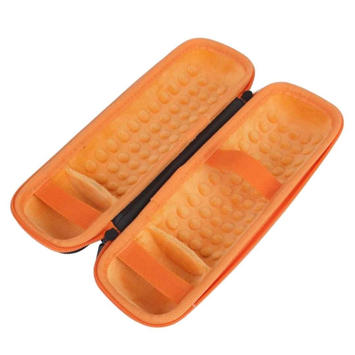 GENERICO - ESTUCHE CASE DURO ACOLCHADO COMPATIBLE CON JBL FLIP 6 NARANJA