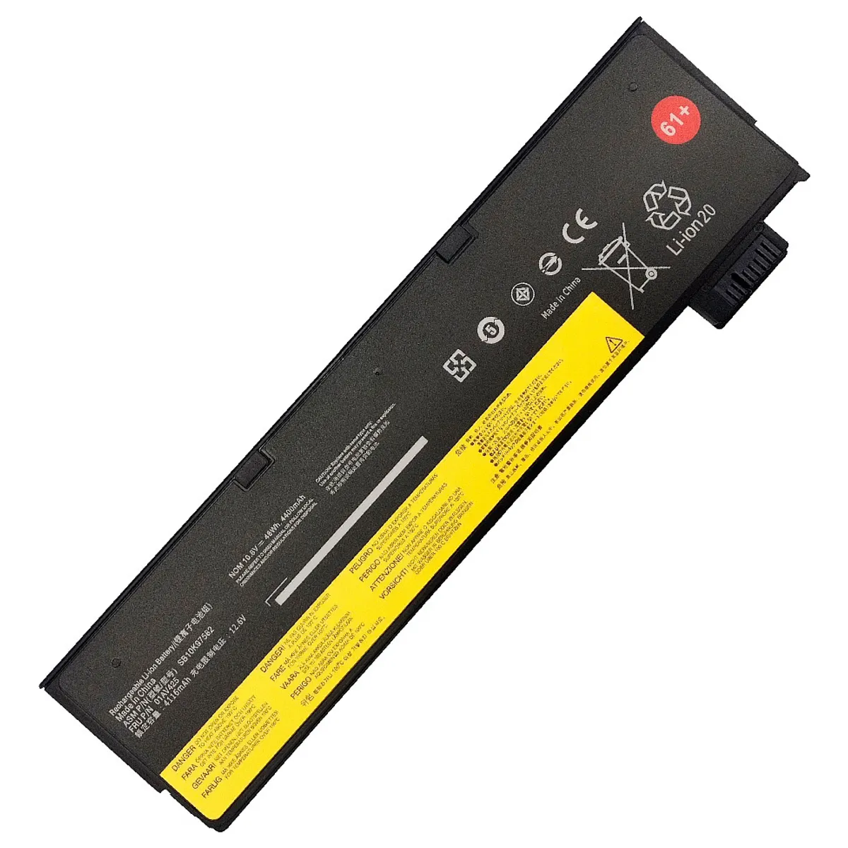 GENERICO - BATERIA COMPATIBLE PARA LENOVO 01AV425 56Wh 108V 6 CELDAS