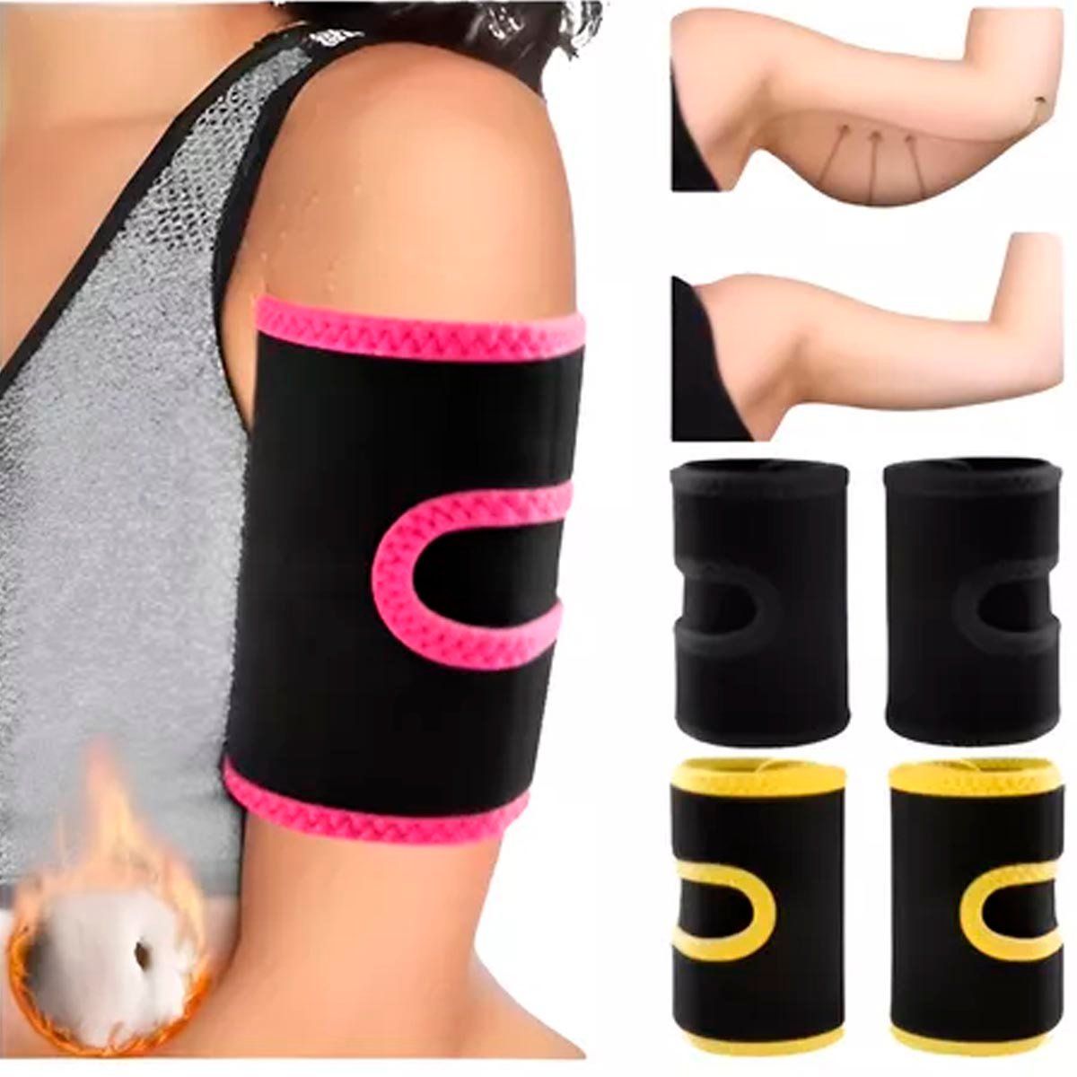 GENERICO - pack Faja reductora moldeadora de brazos y pantorrillas