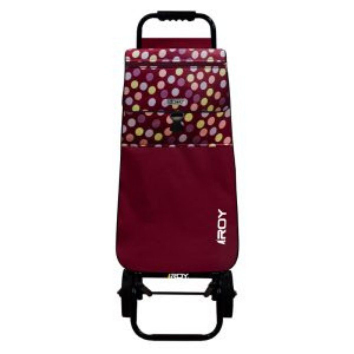 ROY - Carrito Señorita Eco Estructura Fija Diseño Circular Vino