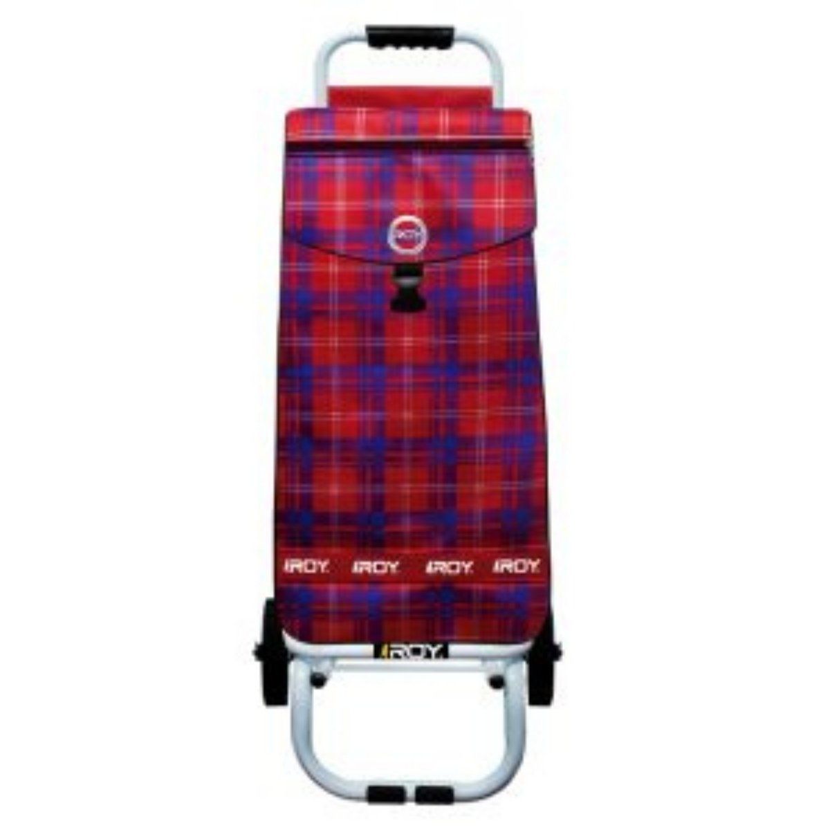 ROY - Carrito Señorita Full Estructura Fija Diseño Escocés Rojo