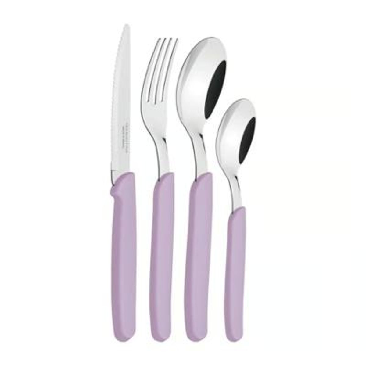 TRAMONTINA - Juego De Cubiertos X24 Carmel Lila - Tramontina