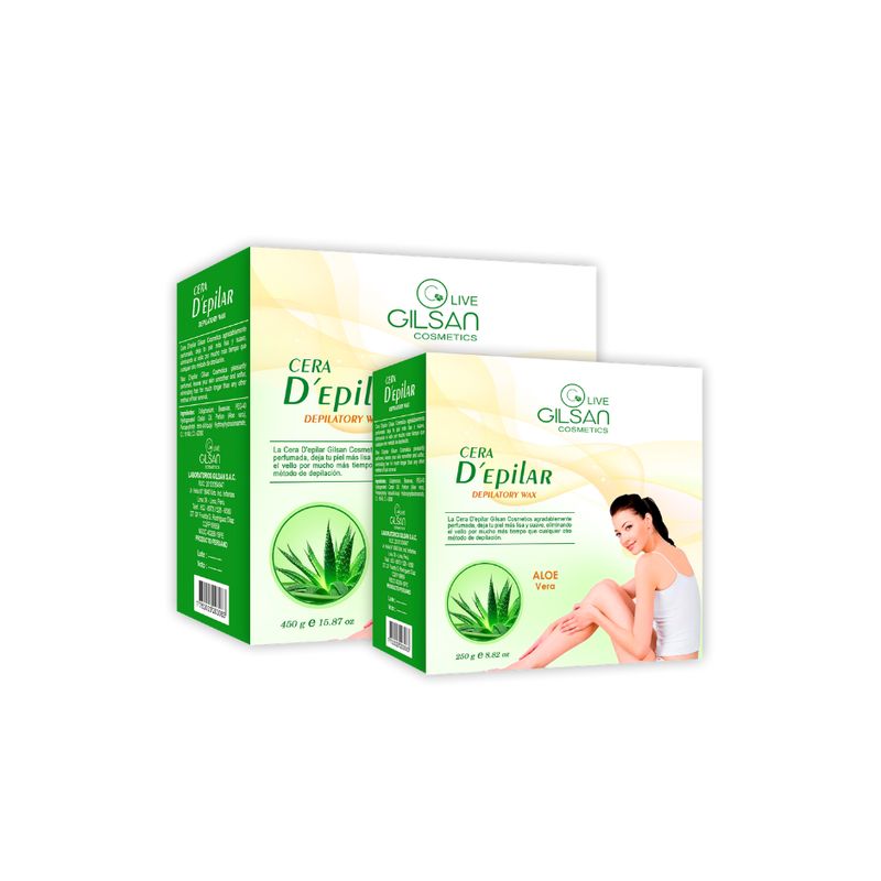 GENERICO - CERA DEPILAR ALOE VERA  250G - GILSAN COSMETICS