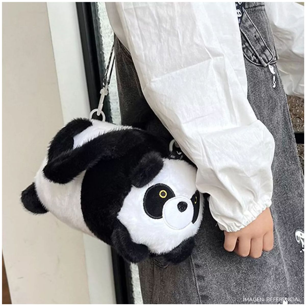 INSPIRA MARKET - Bolso cartera Capibara Panda Kawaii niños y niñas de felpa