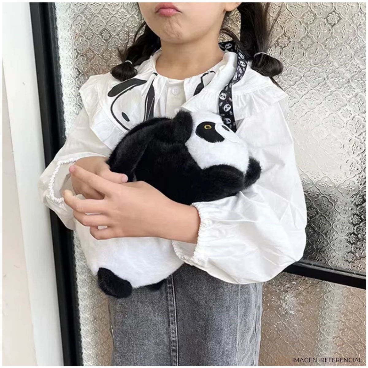 INSPIRA MARKET - Bolso cartera Capibara Panda Kawaii niños y niñas de felpa