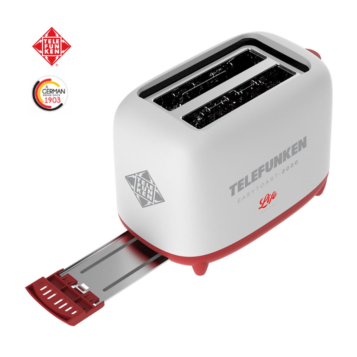TELEFUNKEN - Tostadora EasyToast-2000 220V