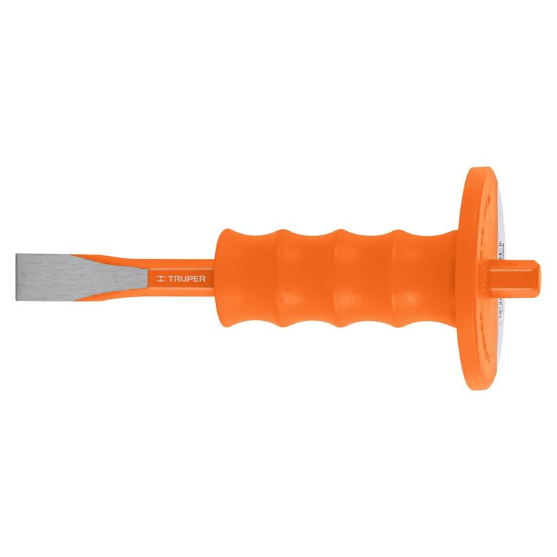 TRUPER - Cincel de corte frío 34 x 8 con grip Truper