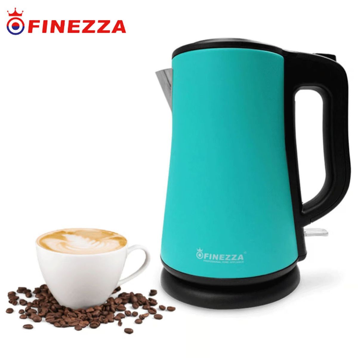 FINEZZA - Hervidor Eléctrico Finezza 2Lt CK-660HA Turquesa