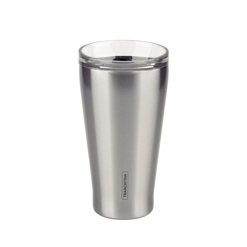 TRAMONTINA - Vaso Térmico de Acero con tapa 550Ml ml Exata - Tramontina