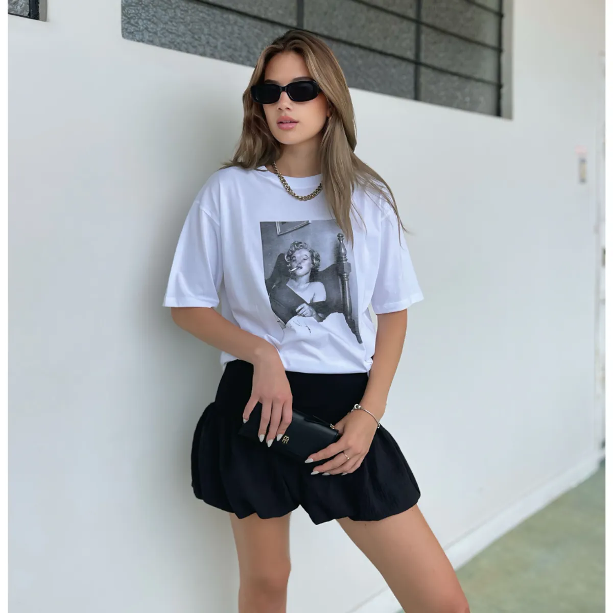 BETWEEN US - Falda Mini Globo Keisy