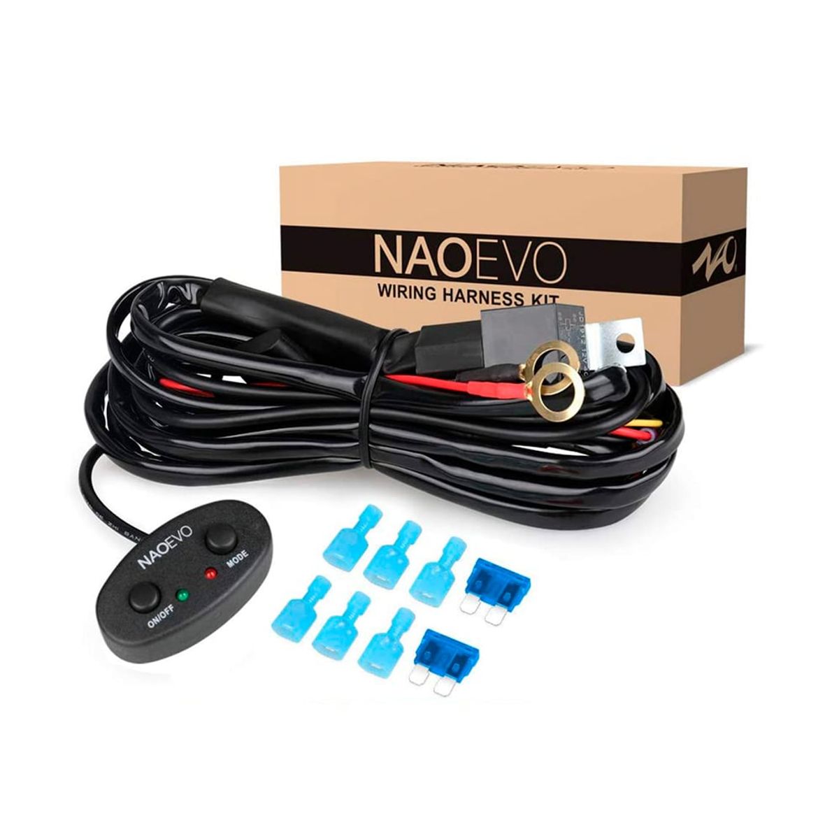 NAOEVO - Arnés De Cableado Para dos Barras Led 3MT