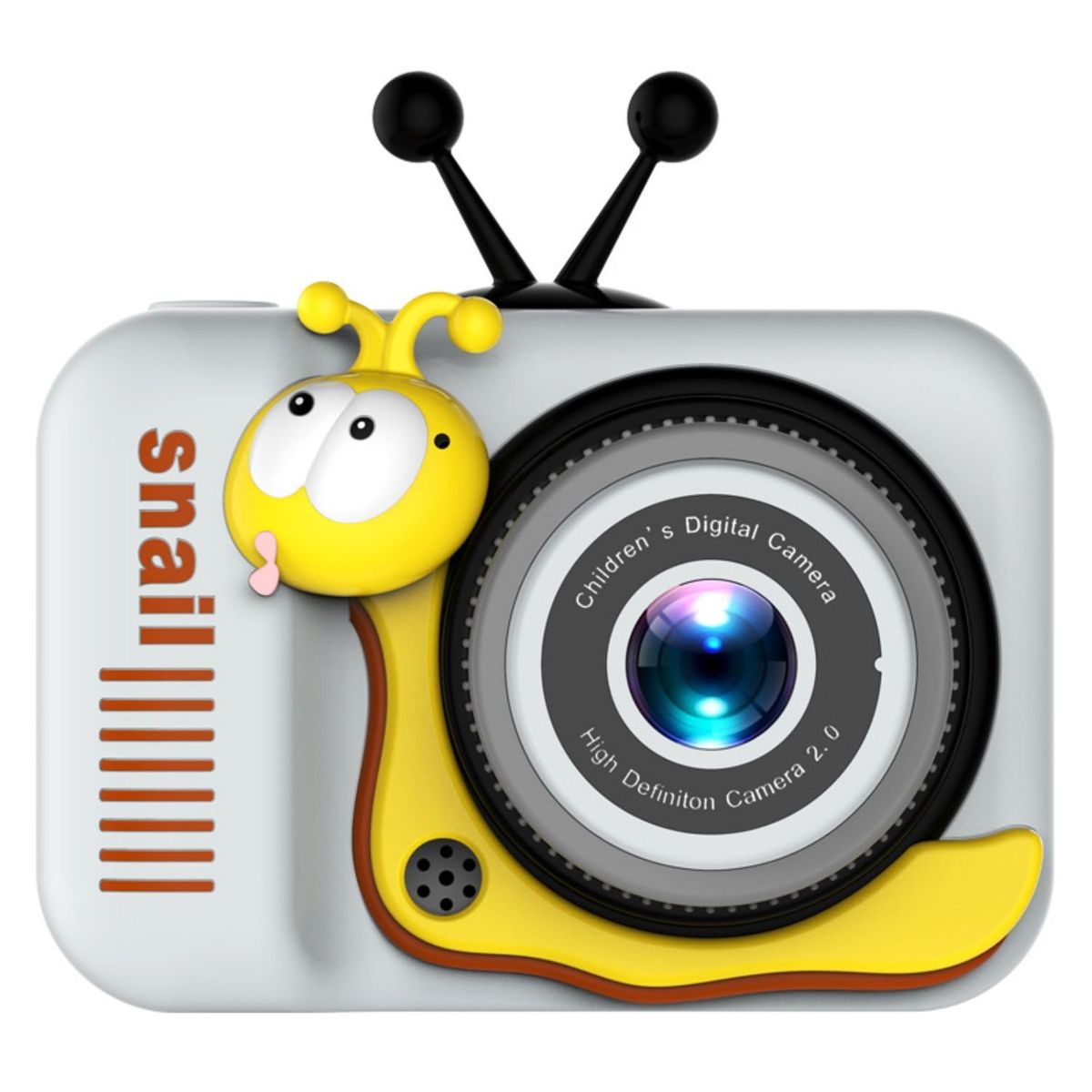 GENERICO - Cámara Digital HD para Niños Juegos Selfie SQ-XJ03 Blanco