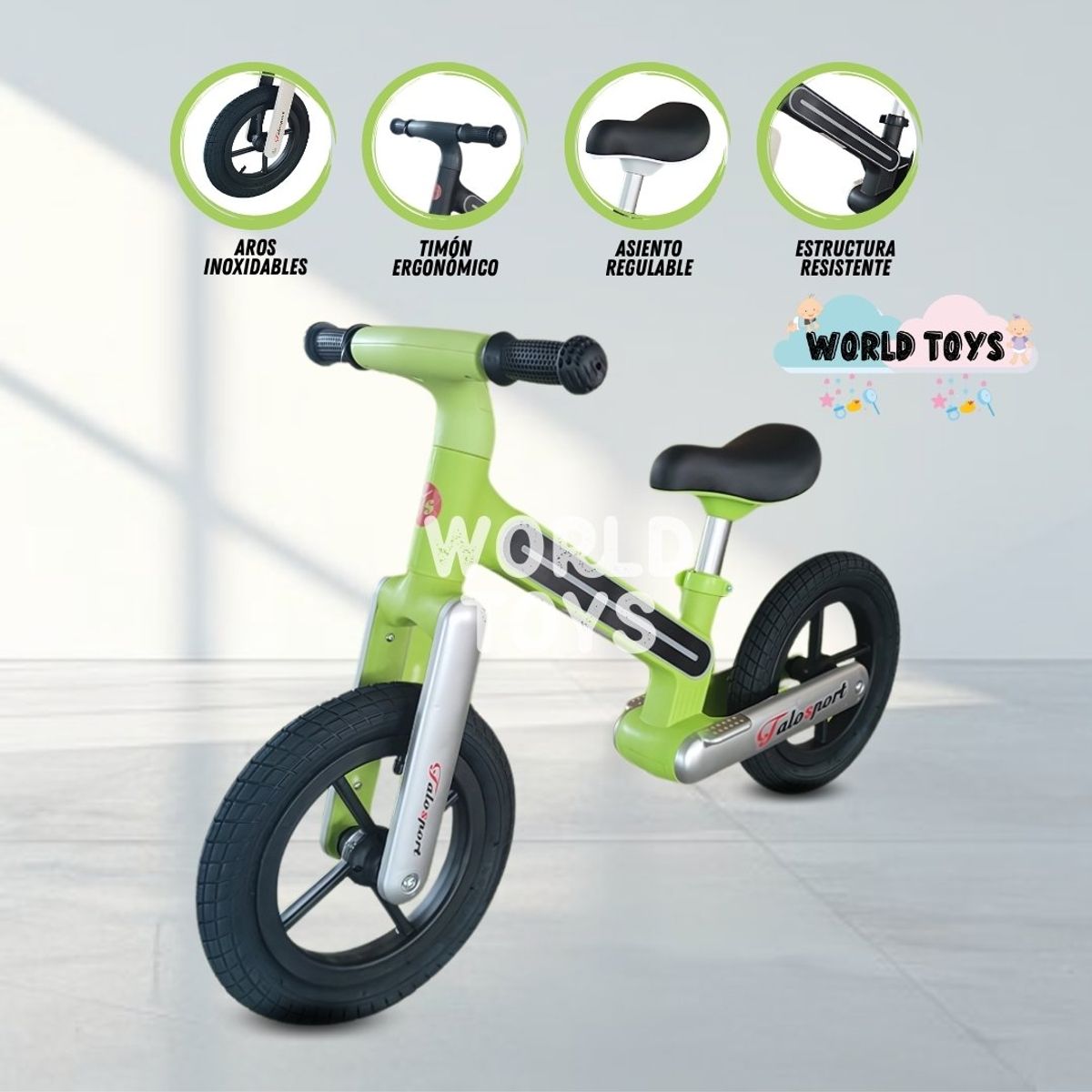 BABY - Bicicleta De Equilibrio «THALOS» Green
